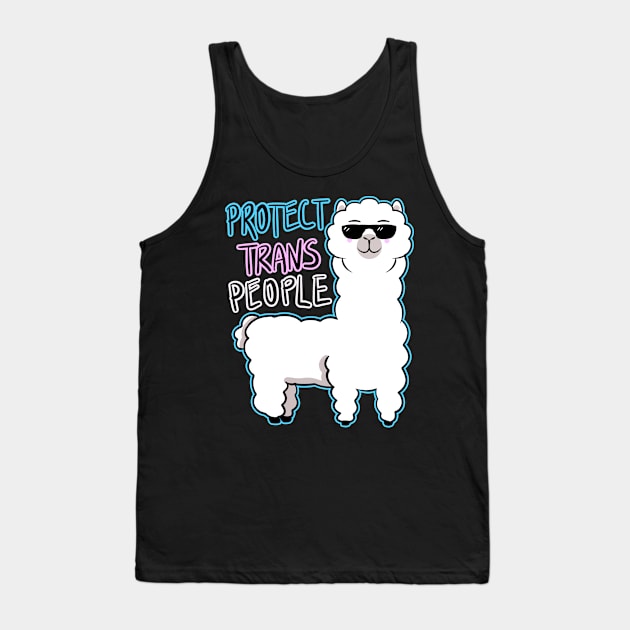 PROTECT TRANS PEOPLE Tank Top by roxiqt